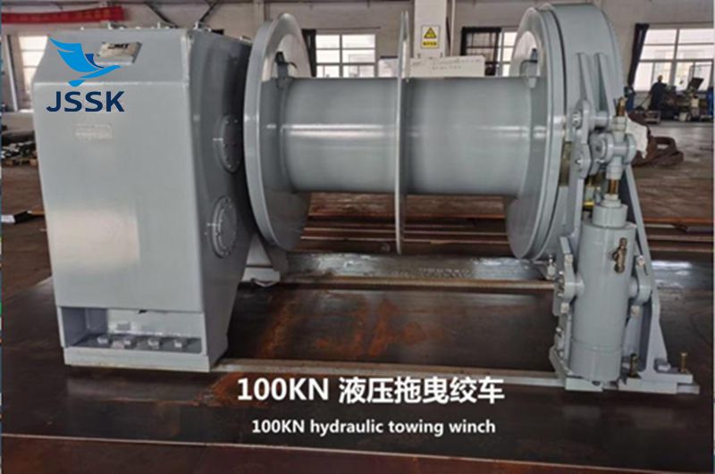 100kN Hydraulic Towing Winch