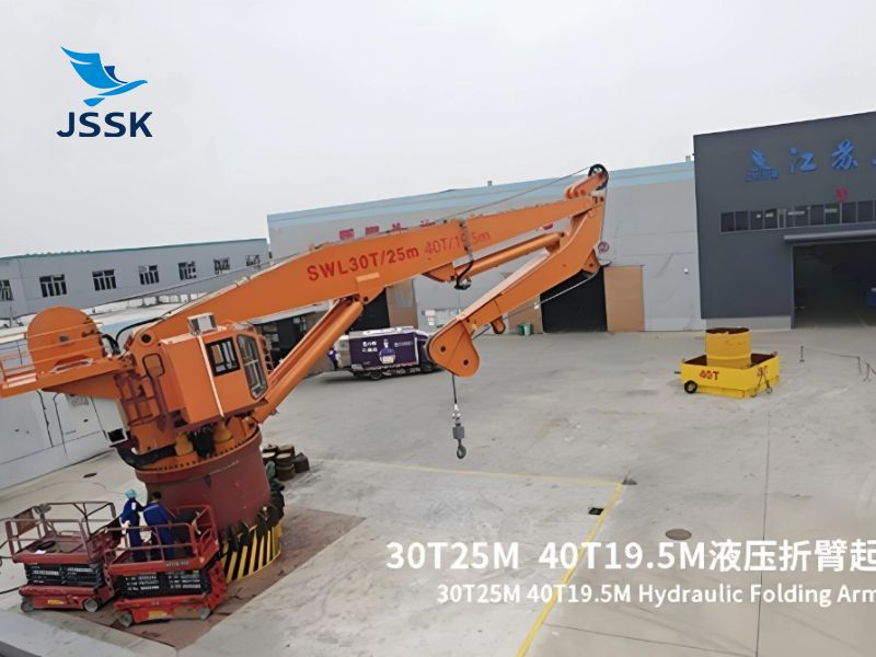30T25M/40T19.5M Hydraulic Knuckle Boom Crane