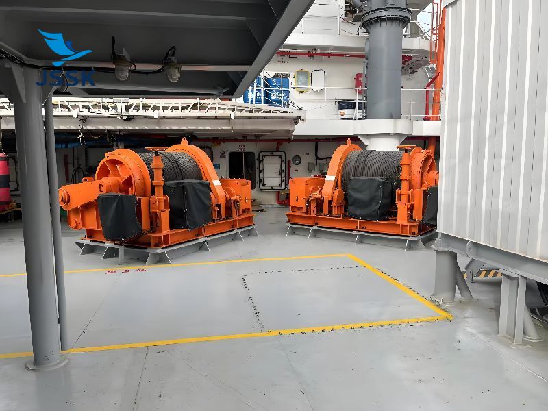 250kN Four-Point Anchoring Positioning Electric Variable-Frequency Winch