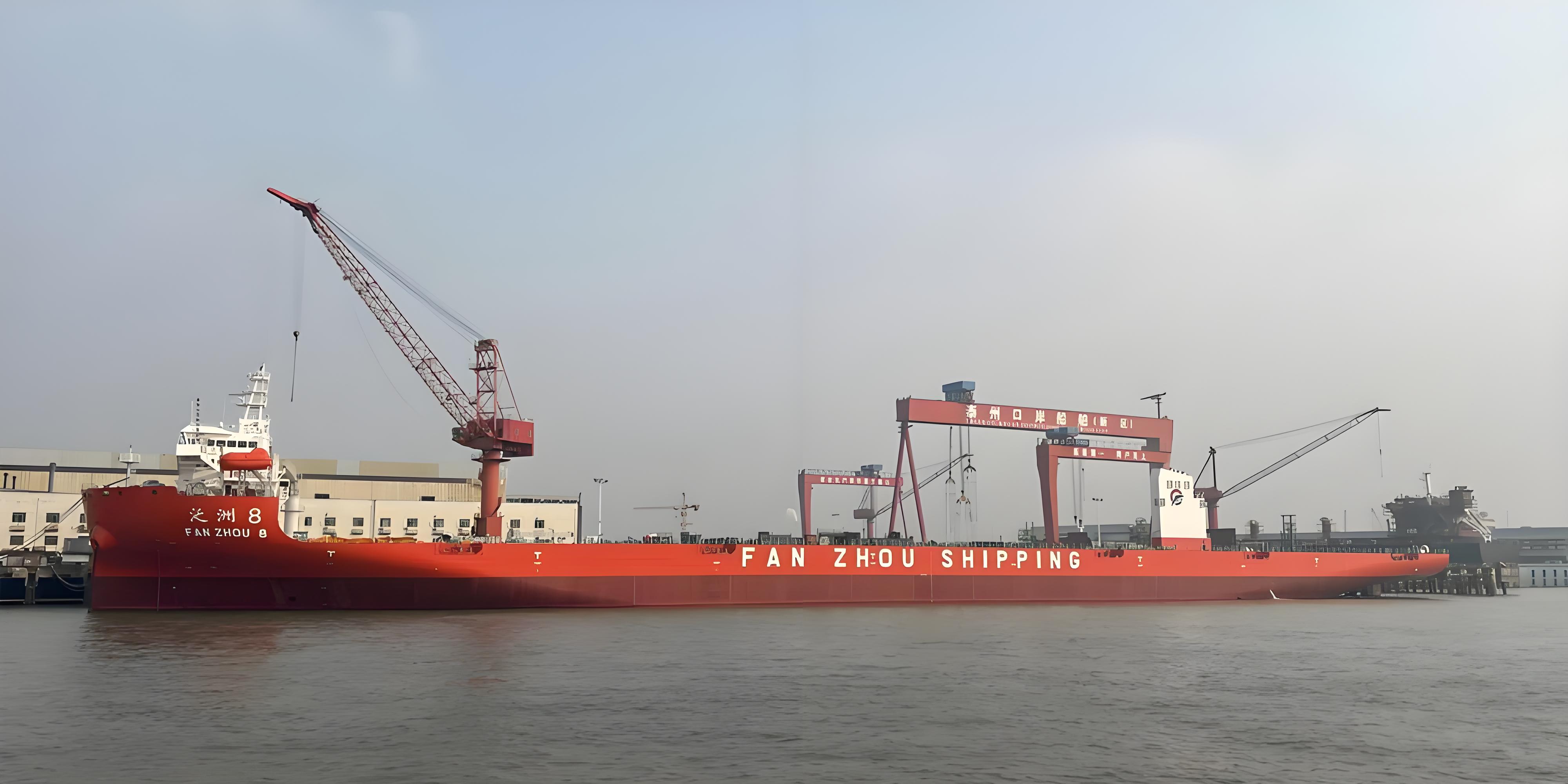 「泛洲8号」55000DWT 自航デッキ船プロジェクト