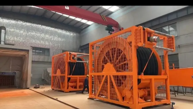 100KN hose winch