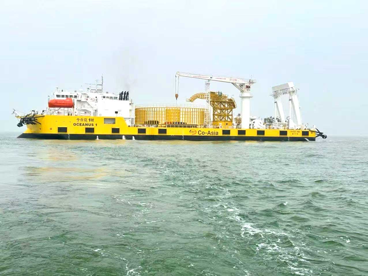 8,000T 케이블 포설 바지선 프로젝트