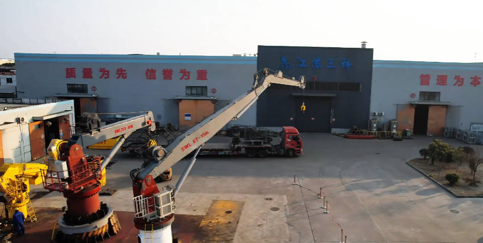 8T 15M Knuckle Boom Crane
